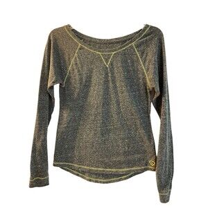 Aeropostale T Shirt Gray Heather Womens XS Long sleeved